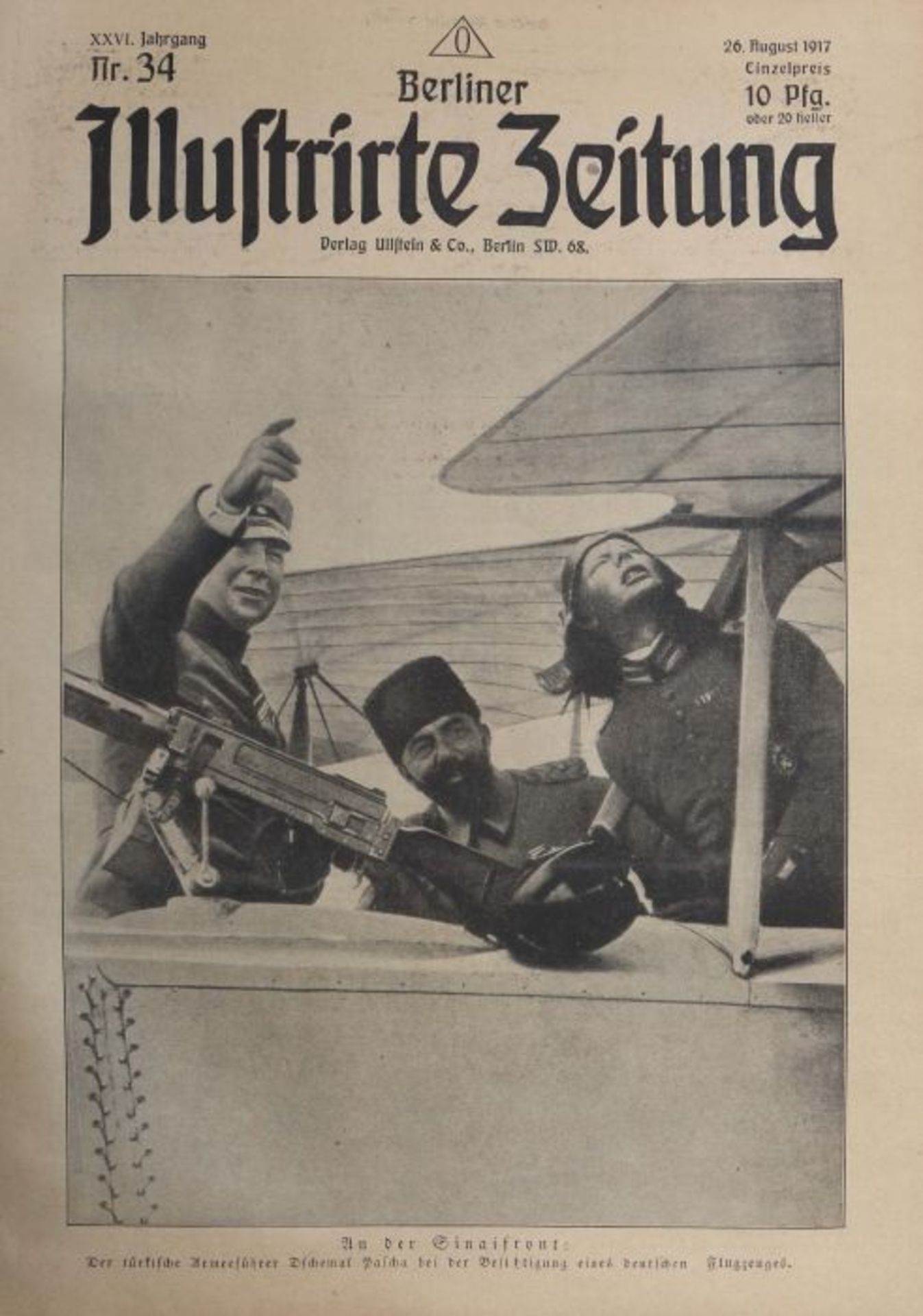 Berliner illustrirte Zeitung 2 Sammelbände mit ca. 254 Ausgaben der Jahrgänge 23 bis 28 (1914 bis - Image 4 of 7