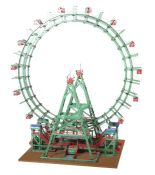 Metall-Großbaukasten "Wiener Riesenrad" Märklin, Modellnr. 10821, großteils montiert, mit Anleitung