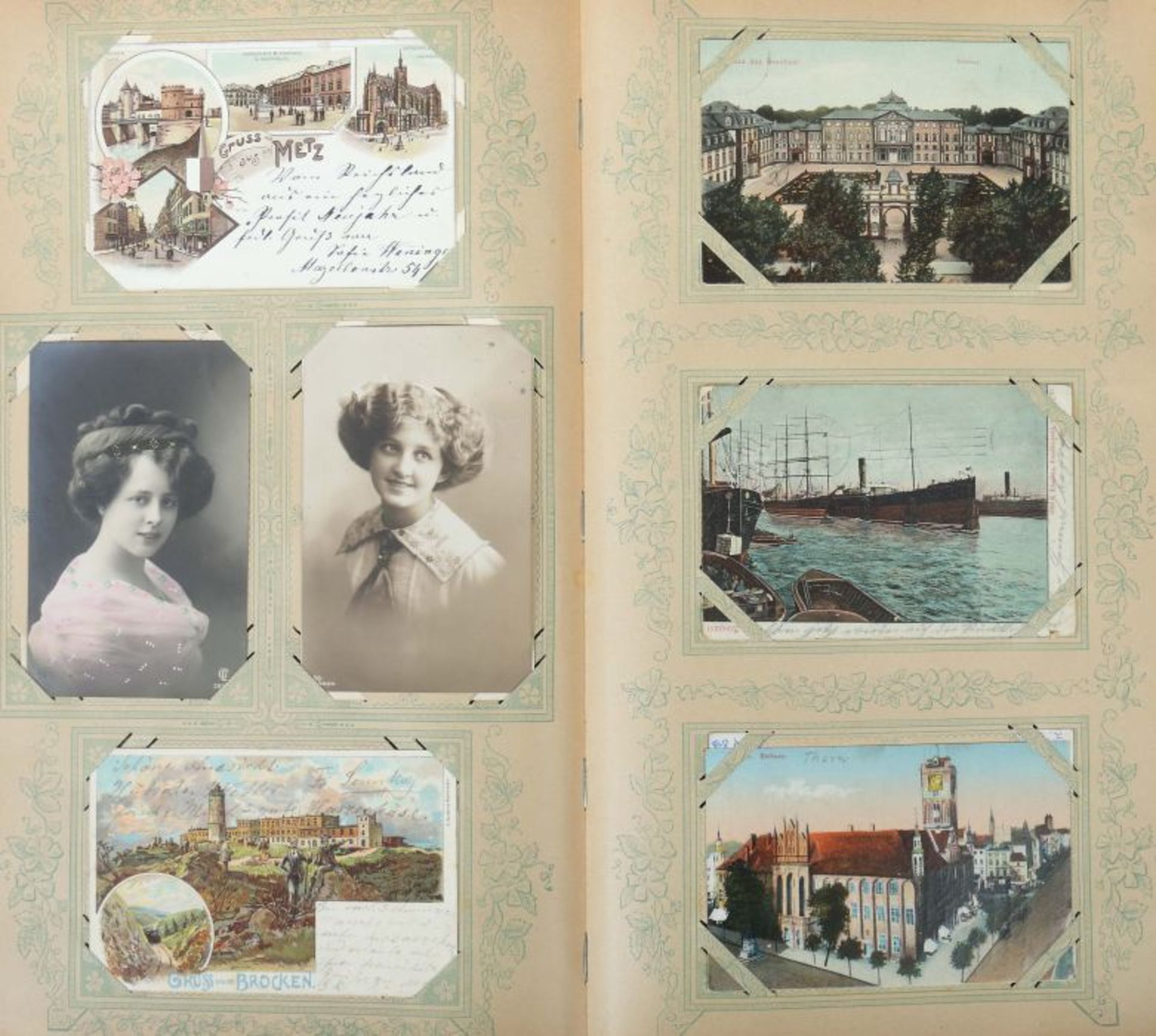 Postkartenalbum Deutschland, meist 1900-1920, ca. 310 Gruß- und Ansichtskarten, verschiedene - Bild 10 aus 10
