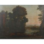 Gellée, Claude (Nachfolge) gen. Lorrain, Champagne 1600 - 1682 Rom, Landschaftsmaler. "