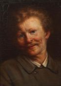 Eckerler, Karl 1852 - 1926, deutscher Maler. "Herrenportrait", Brustbildnis eines älteren Mannes