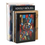 7 Bücher Adolf Hölzel u.a. Pastelle und Zeichnungen, Bayer, 1996; Aufbruch zur Moderne, 1980;