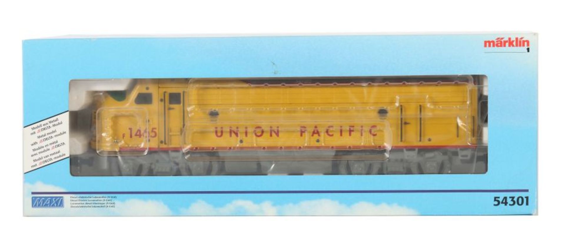 Diesellok A-Unit der "Union Pacific" Märklin, Modellnr. 54301, Maxi Spur 1, Replika, 4-achsige Lok