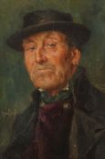 Best, Hans Mannheim 1874 - 1946 München, deutscher Maler. "Portrait eines Mannes" im