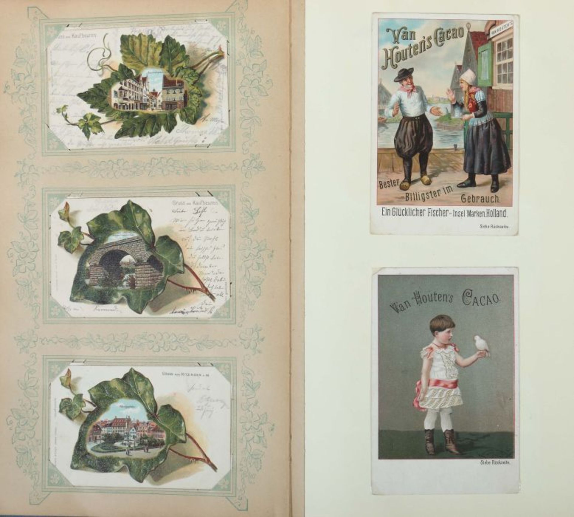 Postkartenalbum Deutschland, meist 1900-1920, ca. 310 Gruß- und Ansichtskarten, verschiedene - Bild 4 aus 10