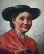 Recknagel, Theodor München 1865 - 1945 ebenda, Portrait- und Genremaler der Münchner Schule, Stud.