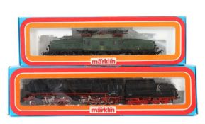 Dampf- und Elektrolok Märklin, Spur H0, Modellnr. 3102: Borsig-Mallet-Dampflok 530001 der Deutschen