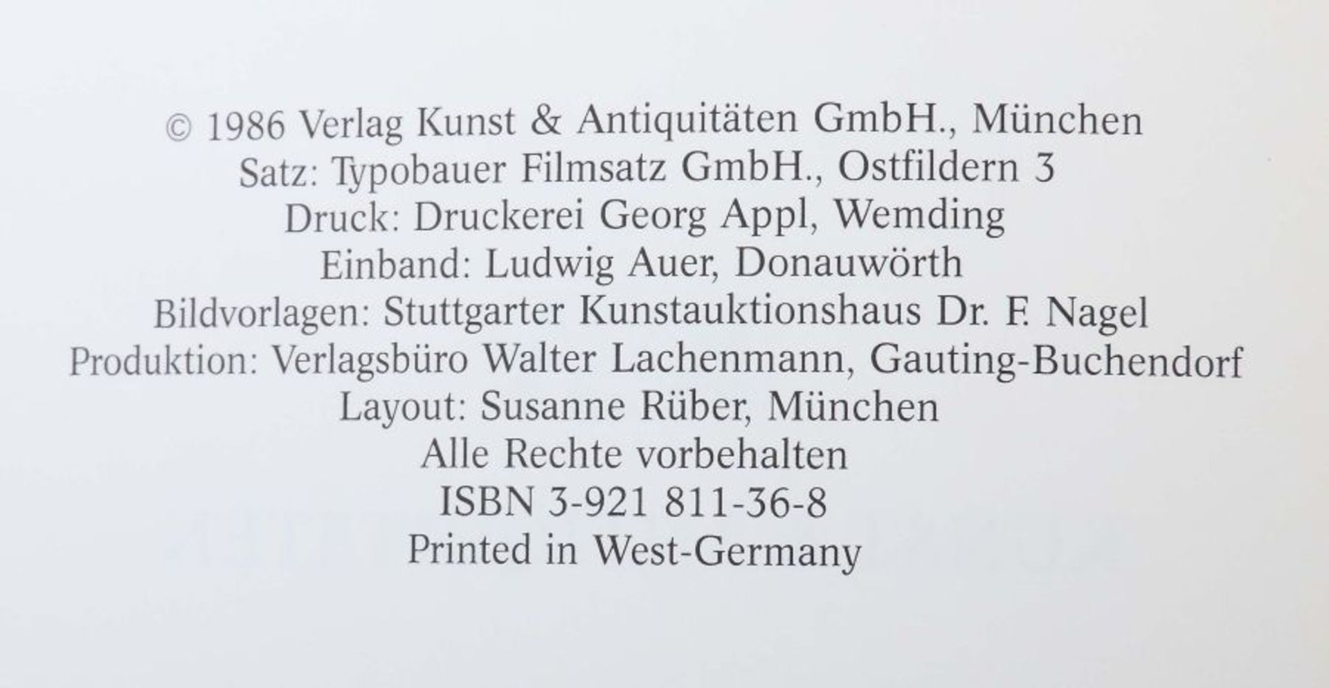 Nagel, Gert K. Schwäbisches Künstlerlexikon - Vom Barock bis zur Gegenwart, München, Kunst & - Bild 2 aus 2