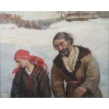 Axentowicz, Teodor Kronstadt 1859 - 1938 Krakau, Maler und Zeichner, stud. an der AdBK in München,