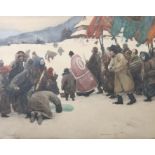 Axentowicz, Teodor Kronstadt 1859 - 1938 Krakau, Maler und Zeichner, stud. an der AdBK in München,