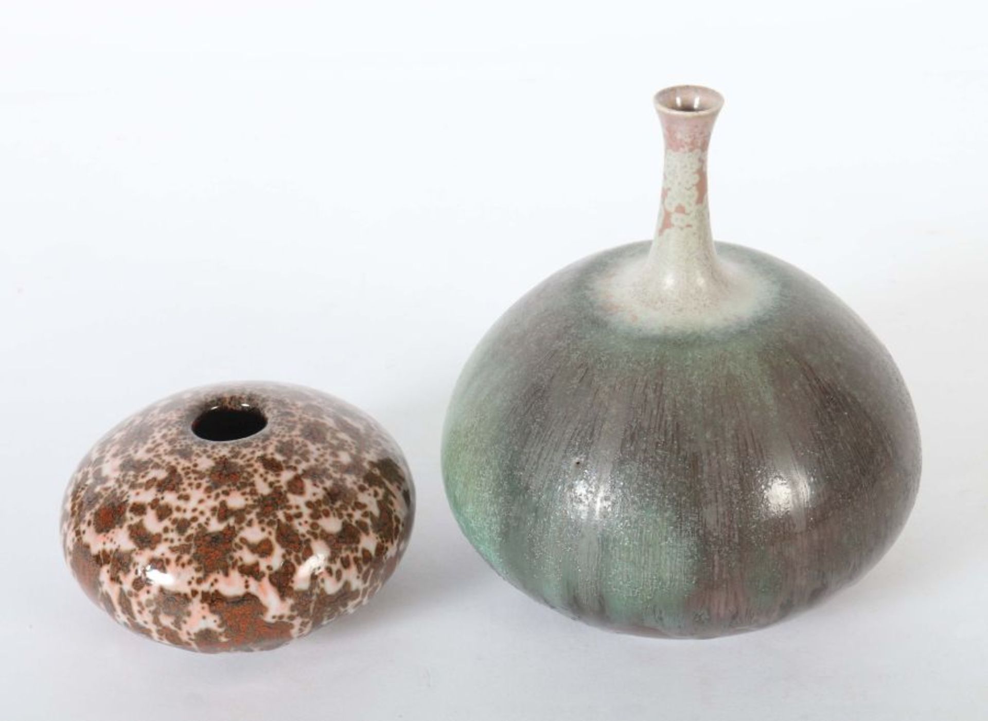 Girel, Jean und Harney, Else Geb. 1947 Ugine/Savoie Frankreich und 1919 Wuppertal. 2 Vasen, - Bild 2 aus 4