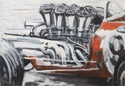 Silberberger, Adolf Stuttgart 1922 - 2005 ebenda, Maler und Grafiker, Stud. an der Akad. Stuttgart