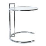 Nach Eileen Gray "Adjustable Table", Ausführung: Italien, 2. Hälfte 20. Jh., Konstruktion aus