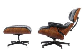Eames, Charles & Ray Lounge Chair " 670" mit Ottomane "671", Entwurf: 1957, Ausführung: Hermann