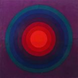 Panton, Verner Gamtofte 1926 - 1998 Kopenhagen. Stoffgrafik "Kreis" in 8 Farben abgestuft, A: Mira-