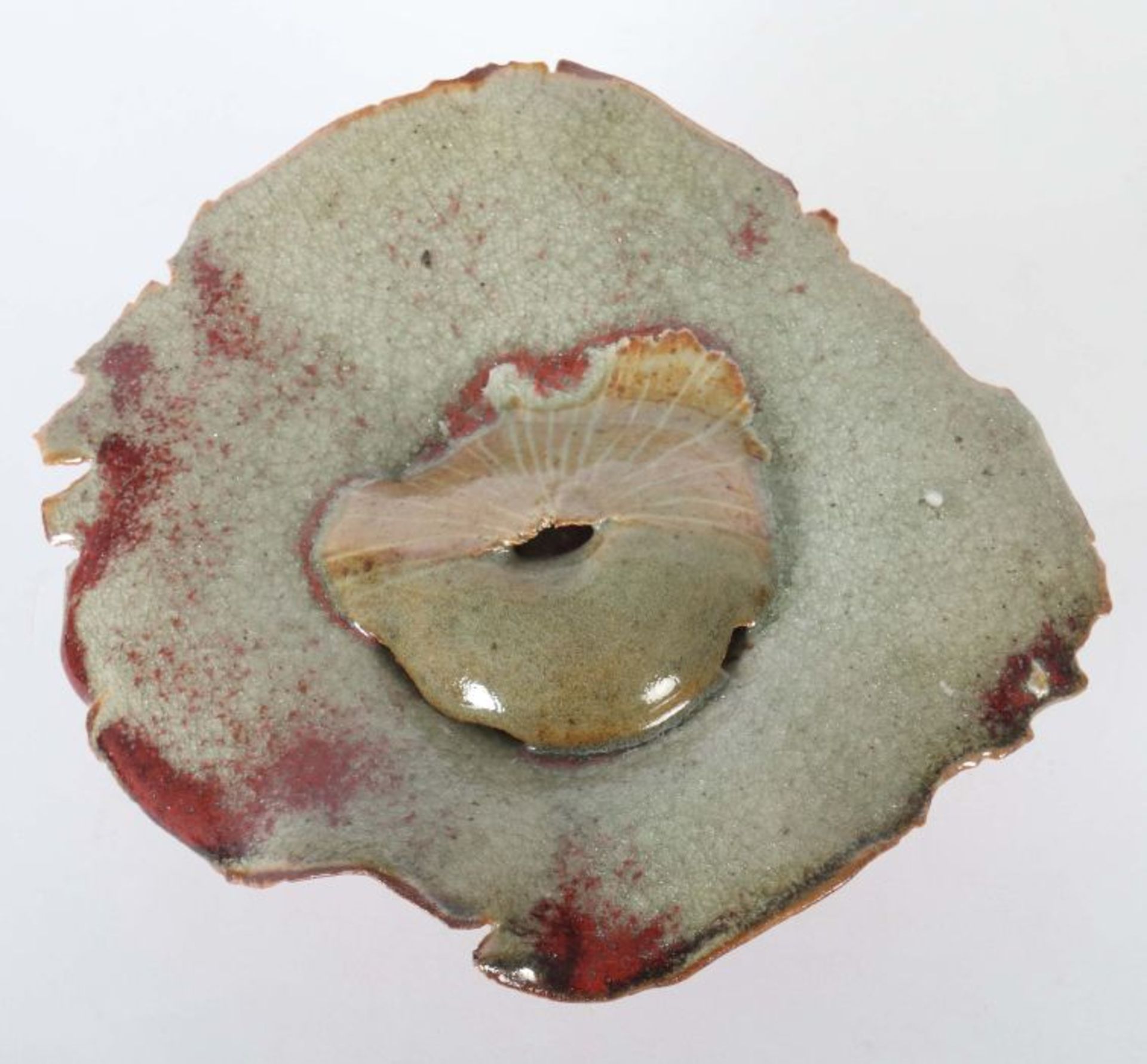 Pastore, Michel Geb. 1944 Schweiz. Außergewöhnliches Vasenobjekt in Pilzform, Schweiz/Ägypten, Ende - Bild 2 aus 2