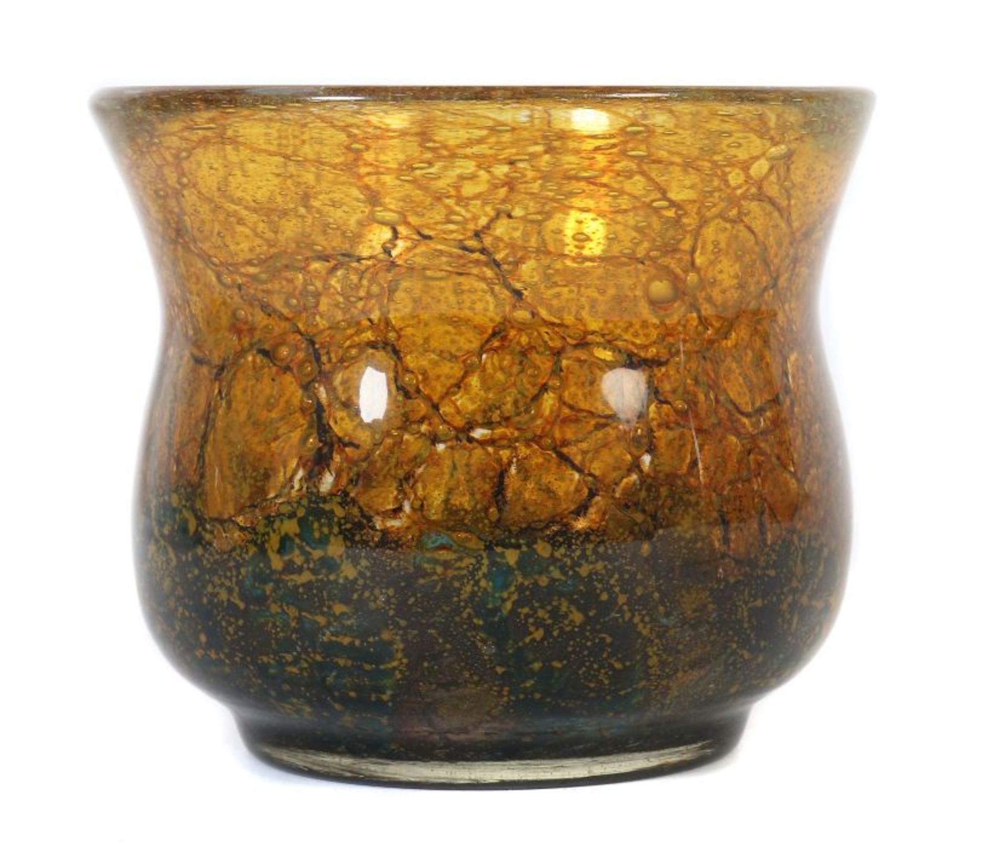 Seltene hohe Ikora Schale WMF, Geislingen, Karl Wiedmann (Dekortechnik), 1929, fabloses,