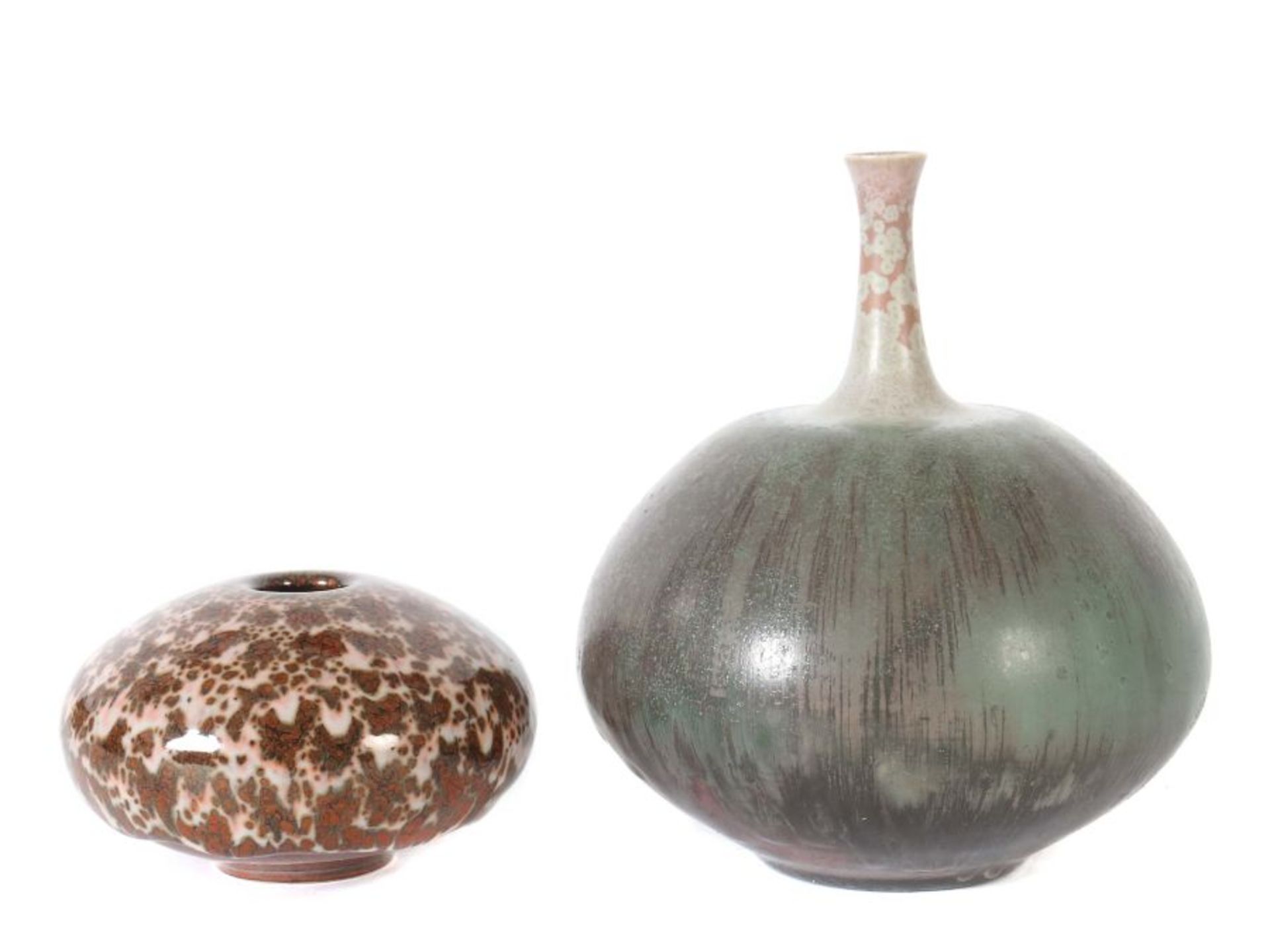 Girel, Jean und Harney, Else Geb. 1947 Ugine/Savoie Frankreich und 1919 Wuppertal. 2 Vasen,