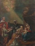 Italienischer Maler des 18./19. Jh. "Anbetung der Könige", Darstellung der biblischen Szene mit