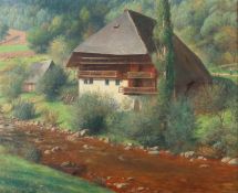 Schmidt, Friedrich Albert Sundhausen 1846 - 1916 Weimar, deutscher Landschaftsmaler. "