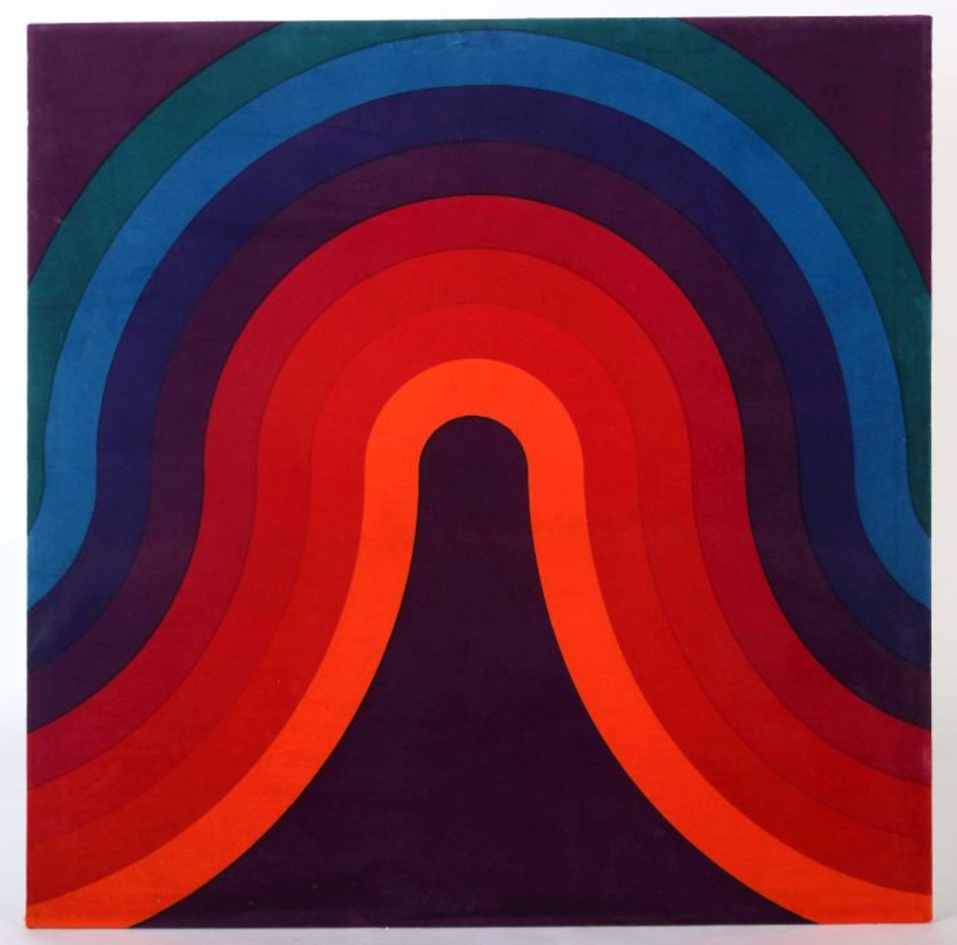 Panton, Verner Gamtofte 1926 - 1998 Kopenhagen. Stoffgrafik "Welle" in 8 Farben, A: Mira-X, 1970er - Bild 2 aus 3