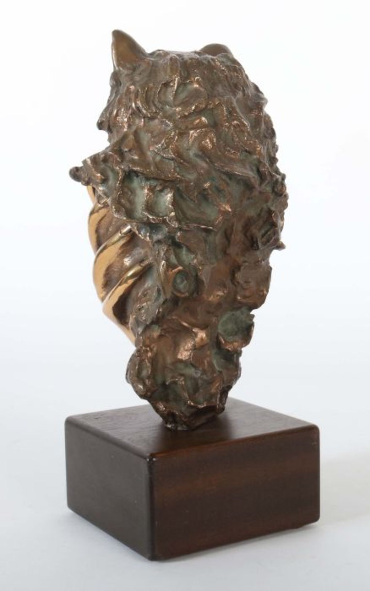 Mongini, Constanzo Mailand 1918 - 1981 ?, Bildhauer. "Katze mit Hand", Bronze, vollplastische - Bild 3 aus 4