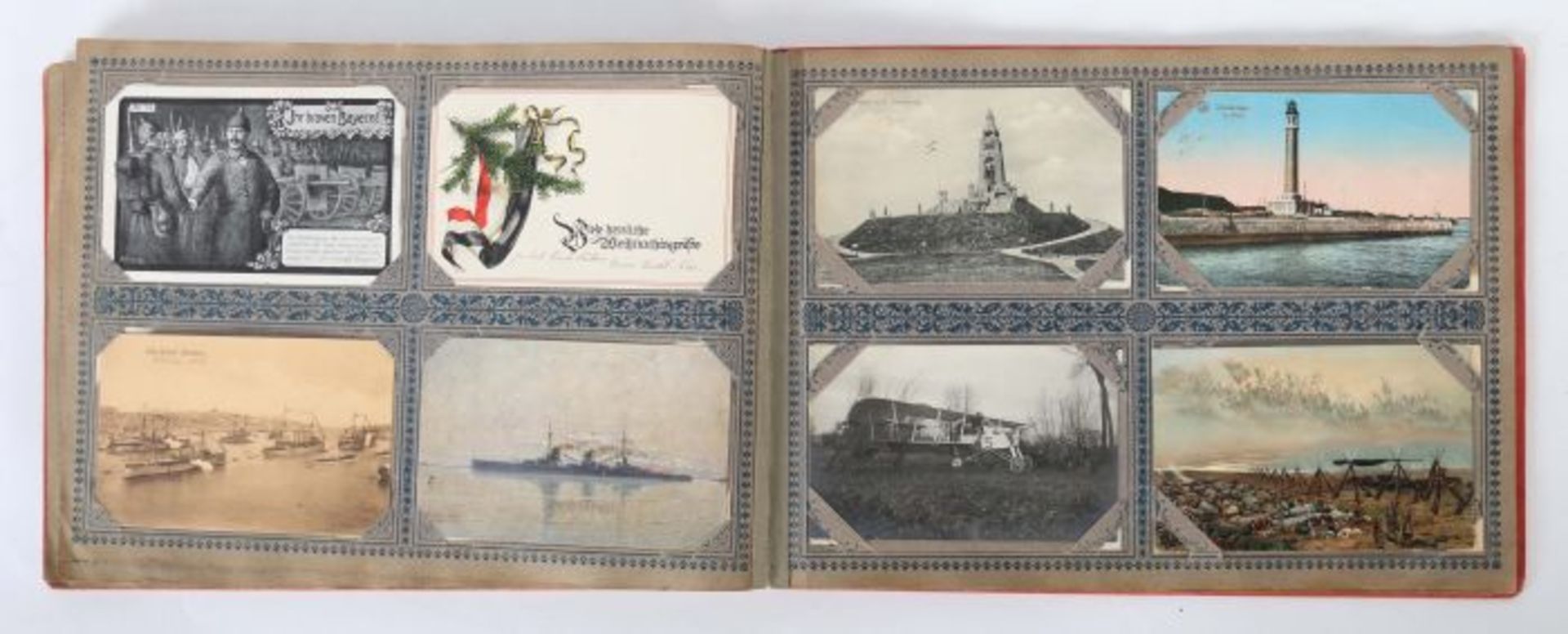 Postkartenalbum 1. Weltkrieg, - Image 3 of 5