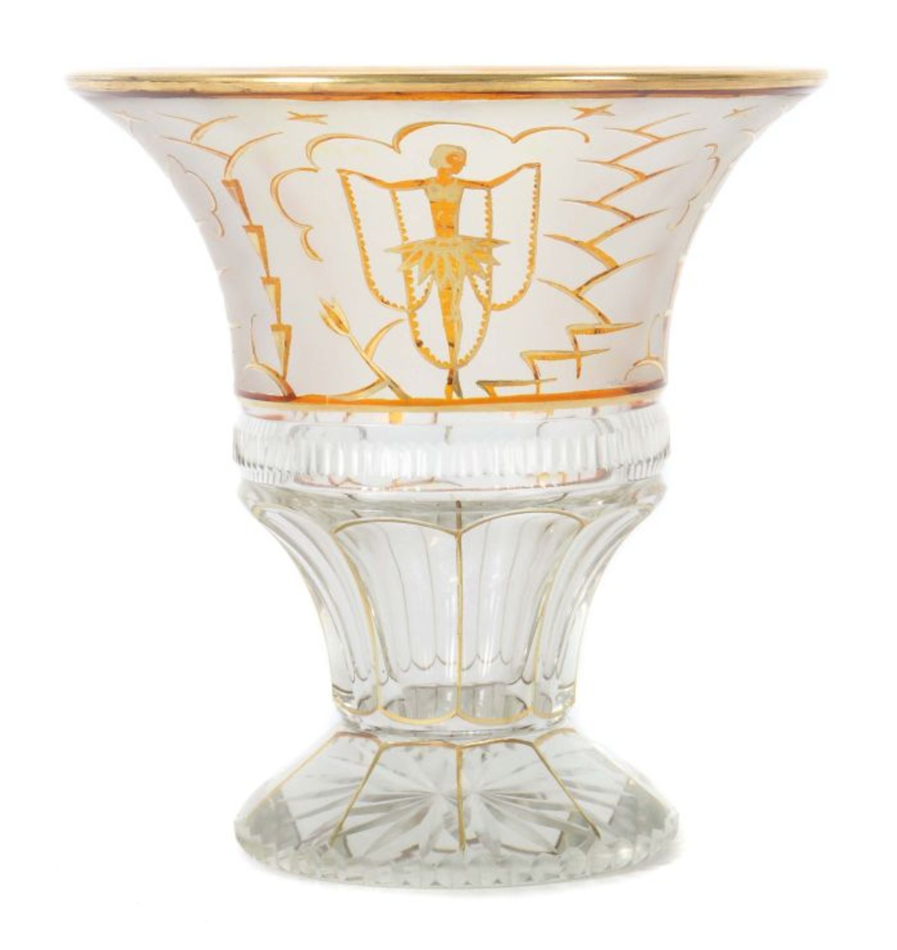 Art Déco Vase 1920/30er Jahre, Böhmen,