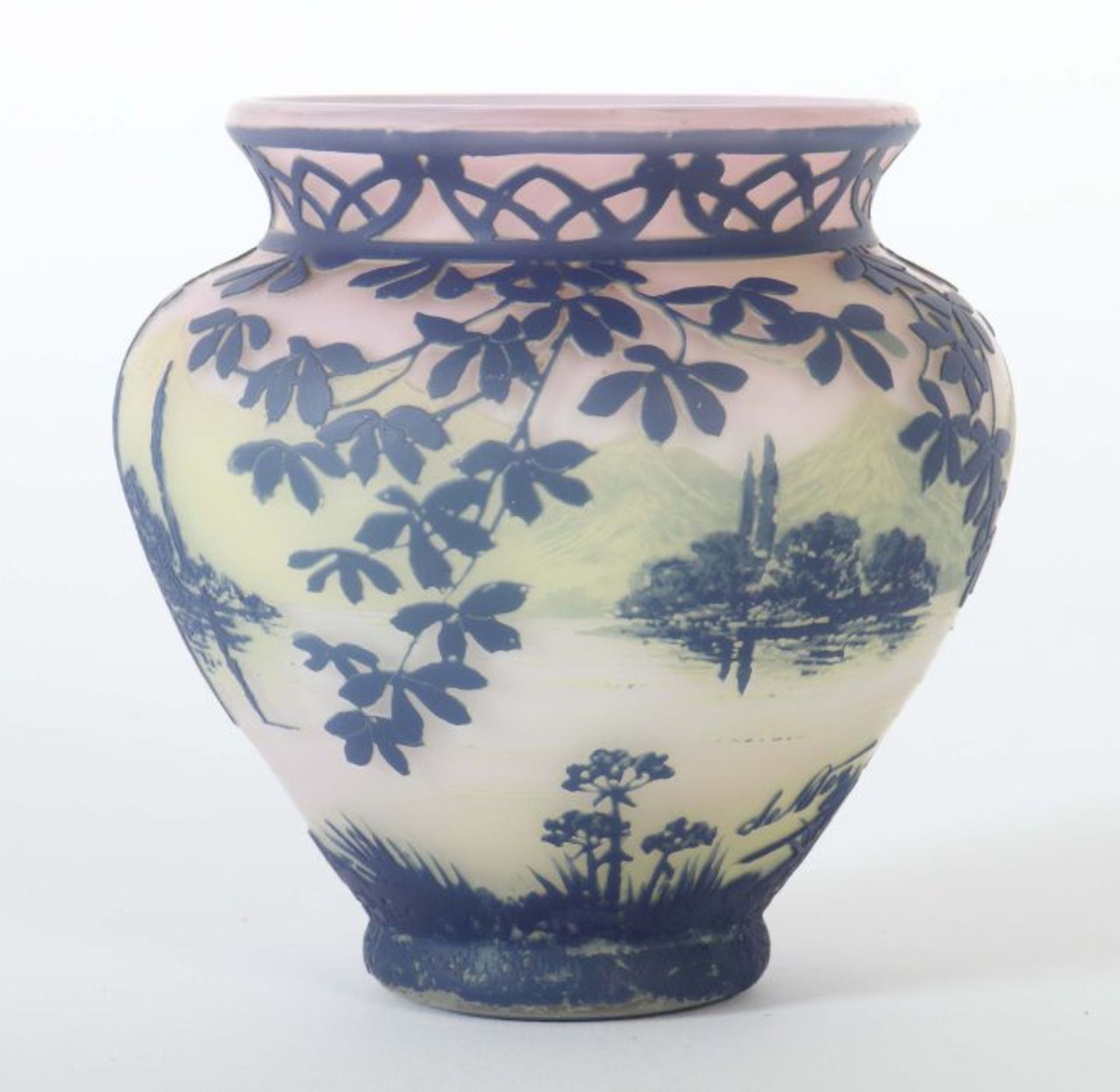 Vase mit Landschaft E: Camille Tutré - Bild 2 aus 5