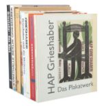 8 Bücher HAP Grieshaber HAP Grieshaber