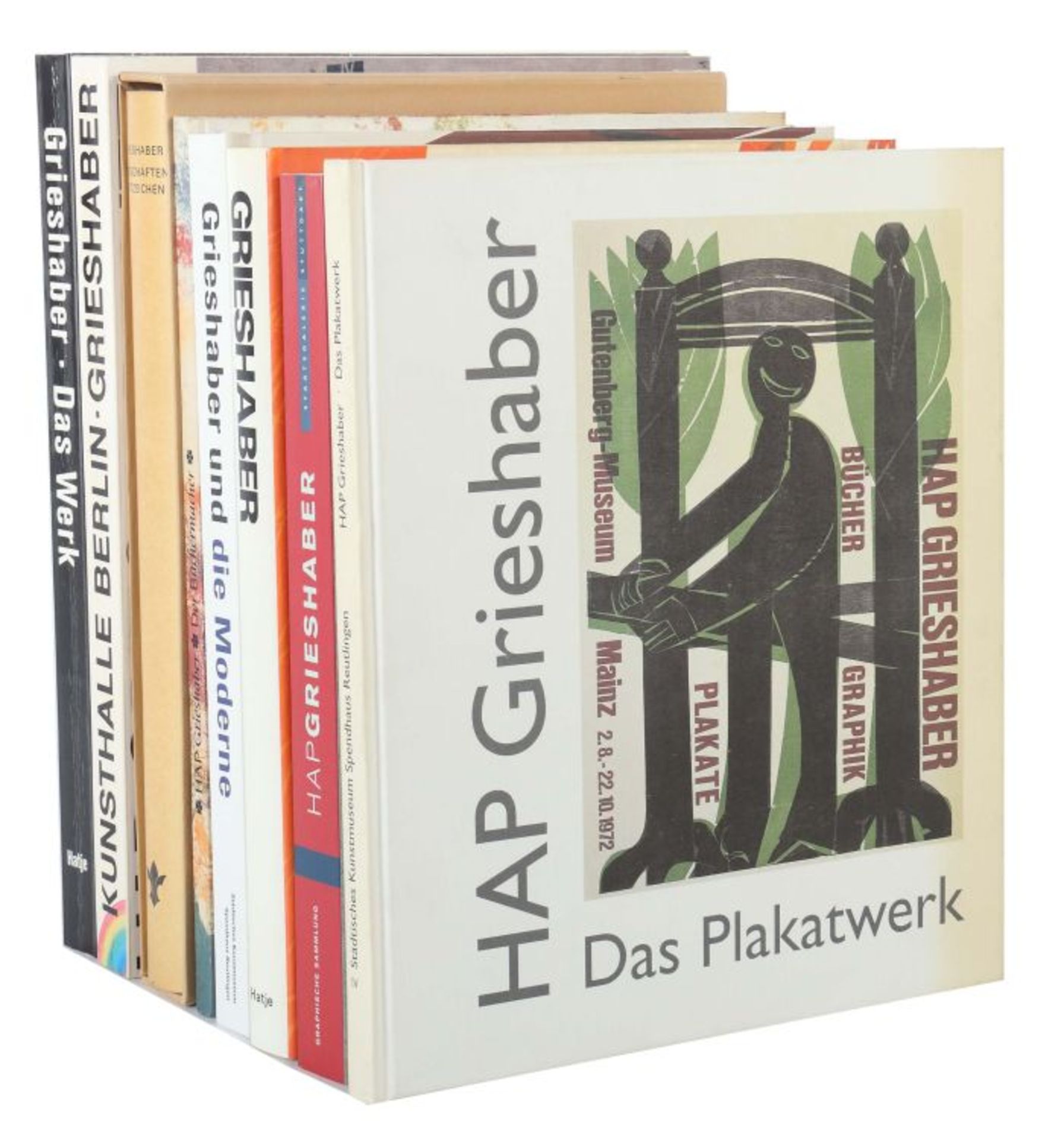 8 Bücher HAP Grieshaber HAP Grieshaber