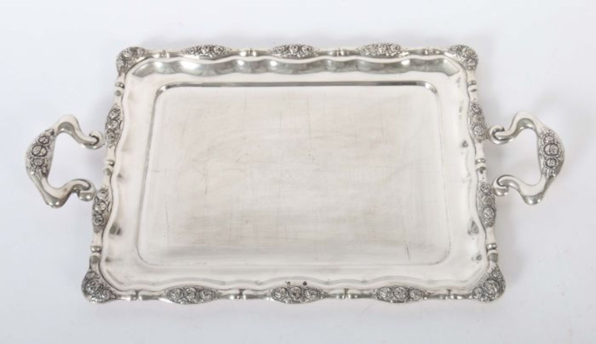 Tablett wohl Wien 1867-1922, Silber