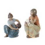 2 Figurinen Lladro, Spanien,