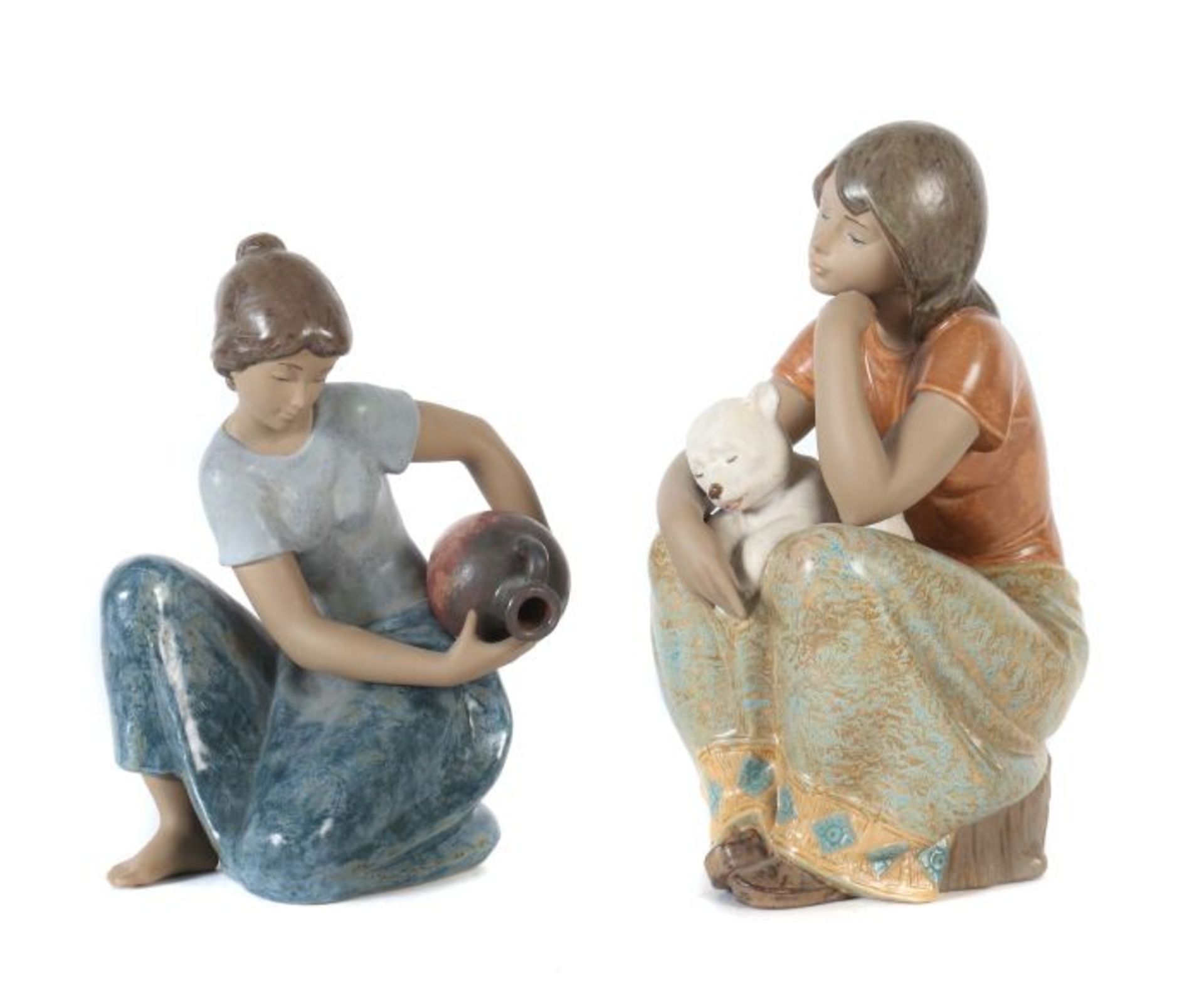 2 Figurinen Lladro, Spanien,