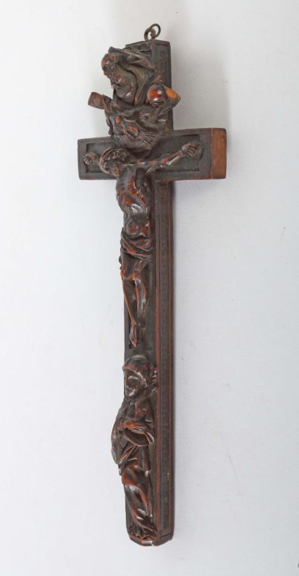 Reliquienkreuz wohl 17./18. Jh., Holz, - Image 2 of 3