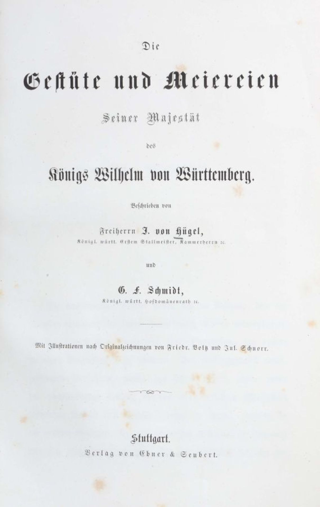 Hügel, J(ulius) Freiherr von & - Image 2 of 6