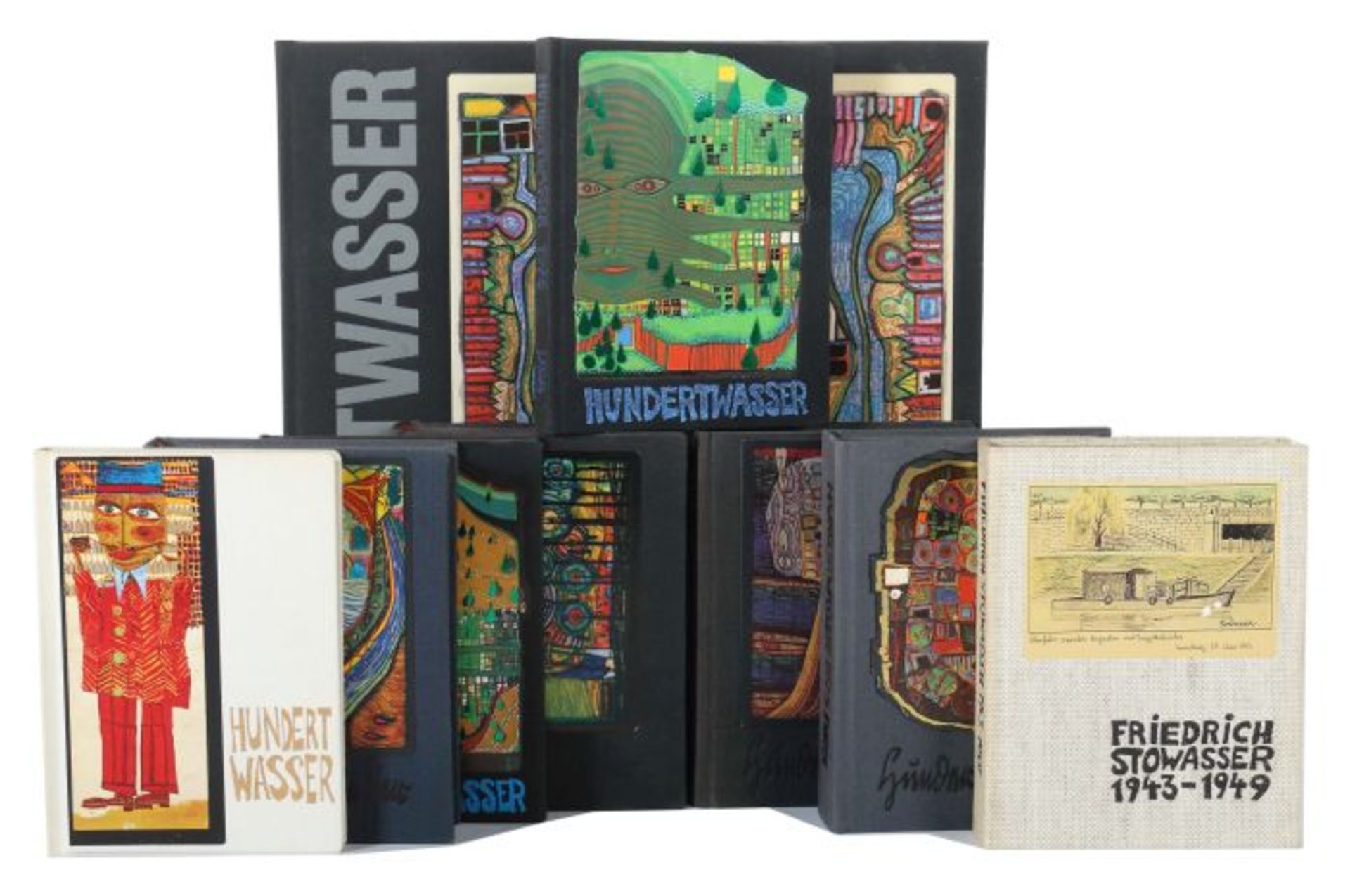 9 Bücher Friedensreich Hundertwasser