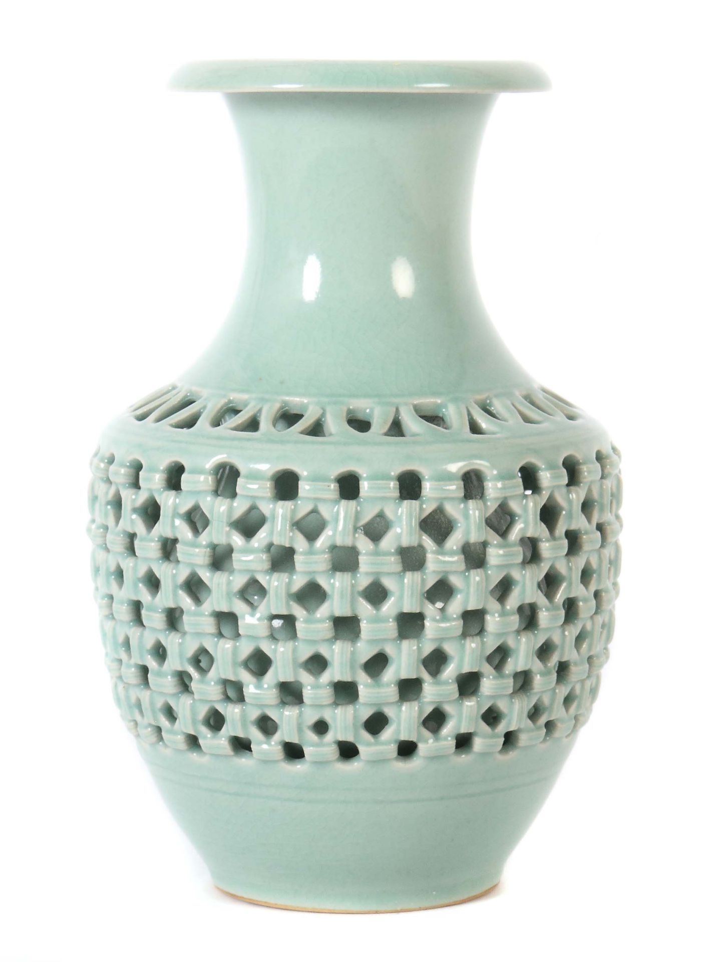 Doppelwandige Vase Korea, 20. Jh.,