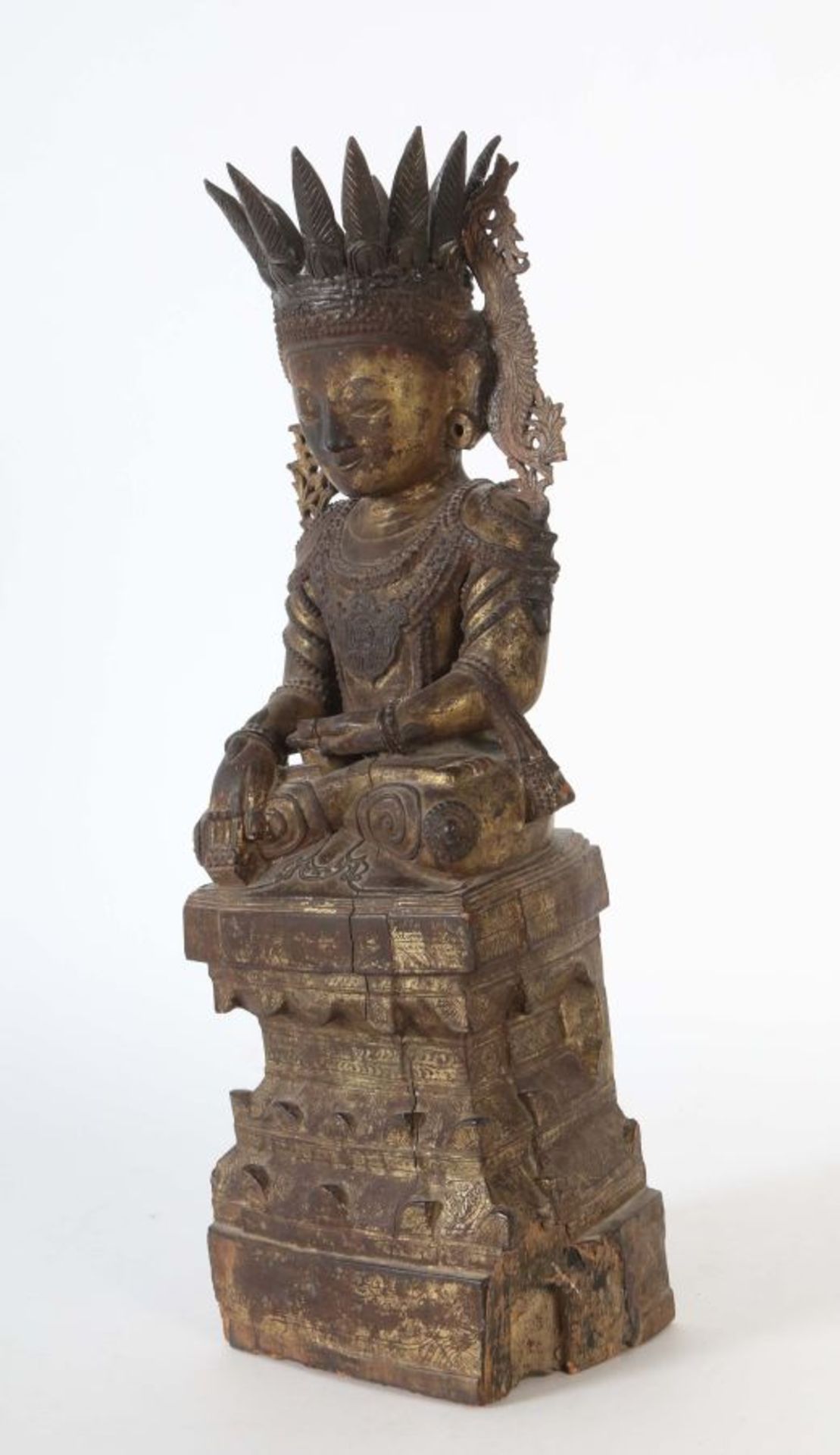 Großer Buddha wohl Myanmar, 19. Jh., - Bild 4 aus 5