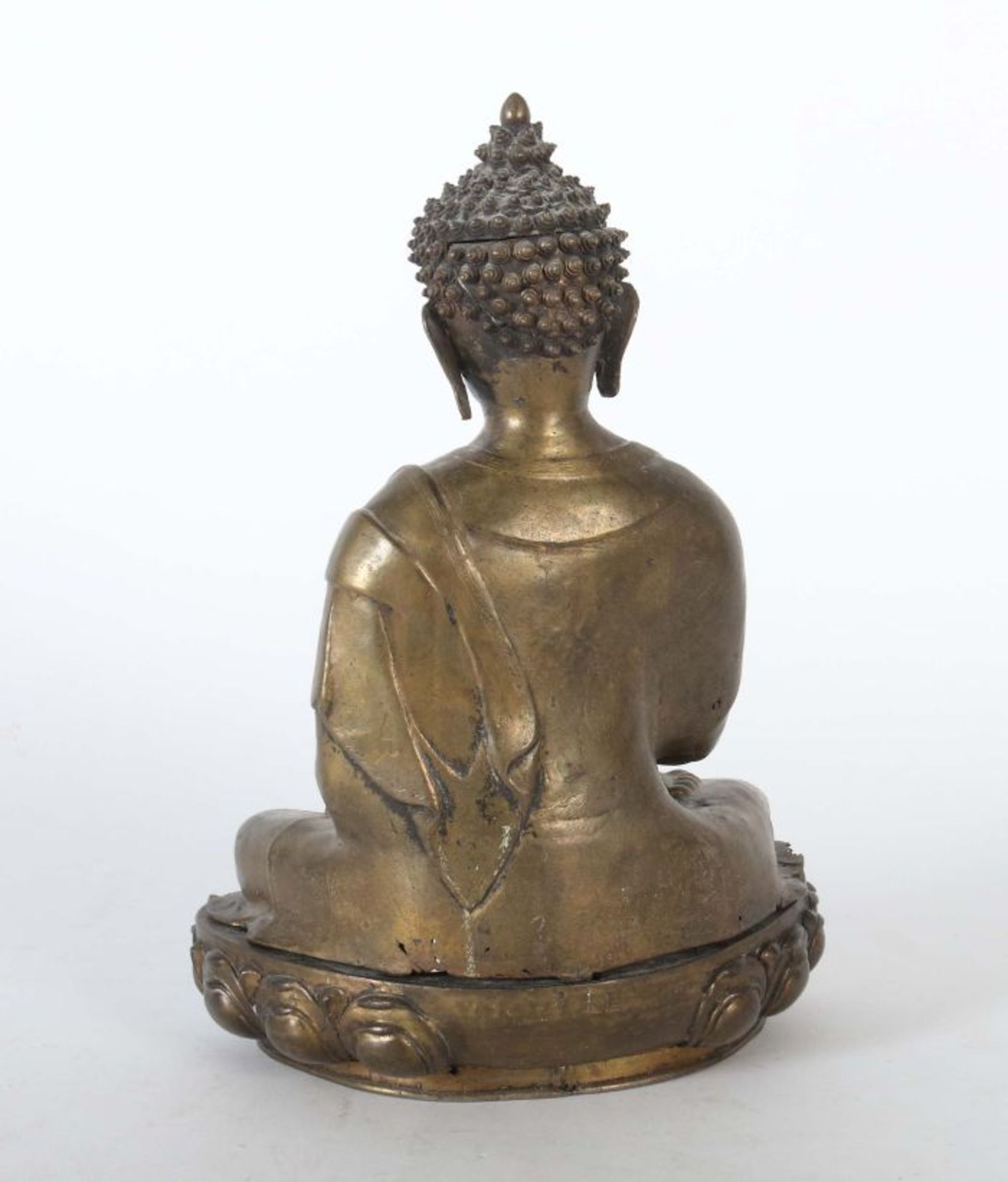 Sitzender Buddha Thailand, wohl 19. - Bild 4 aus 5