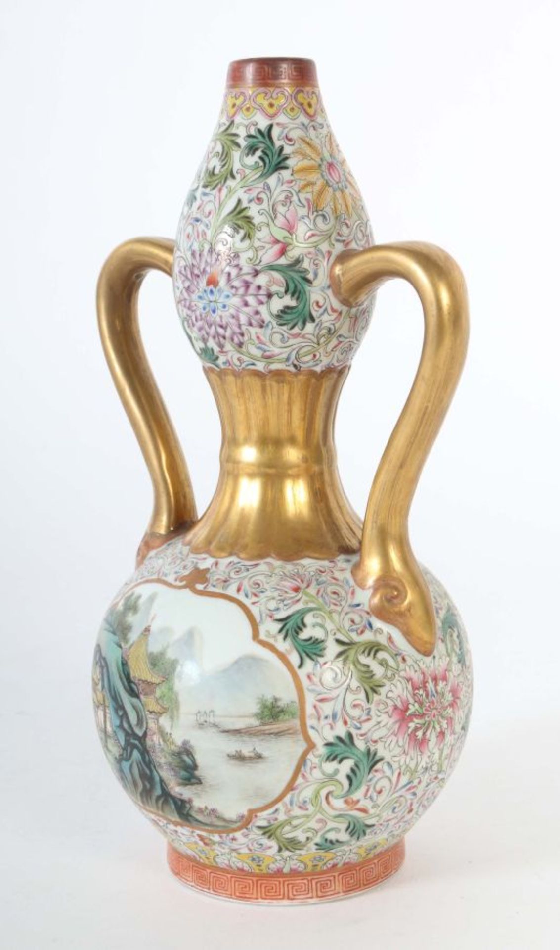 Kalebassenvase China, Qing-Dynastie, - Bild 4 aus 7