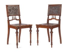 Paar Historismus-Stühle um 1870,