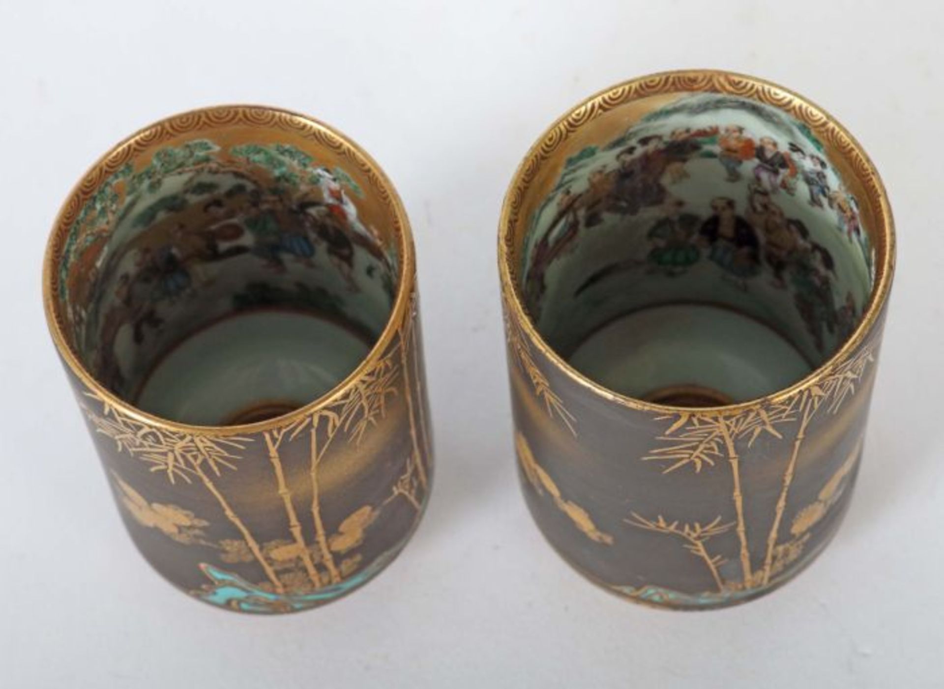 2 Deckelbecher Japan, wohl - Bild 4 aus 9