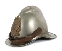 Feuerwehrhelm blanke Eisenglocke,