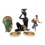 5 figurliche Keramiken 1 x Cortendorf,