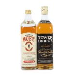 2 Flaschen Whisky 1x Tower Bridge,