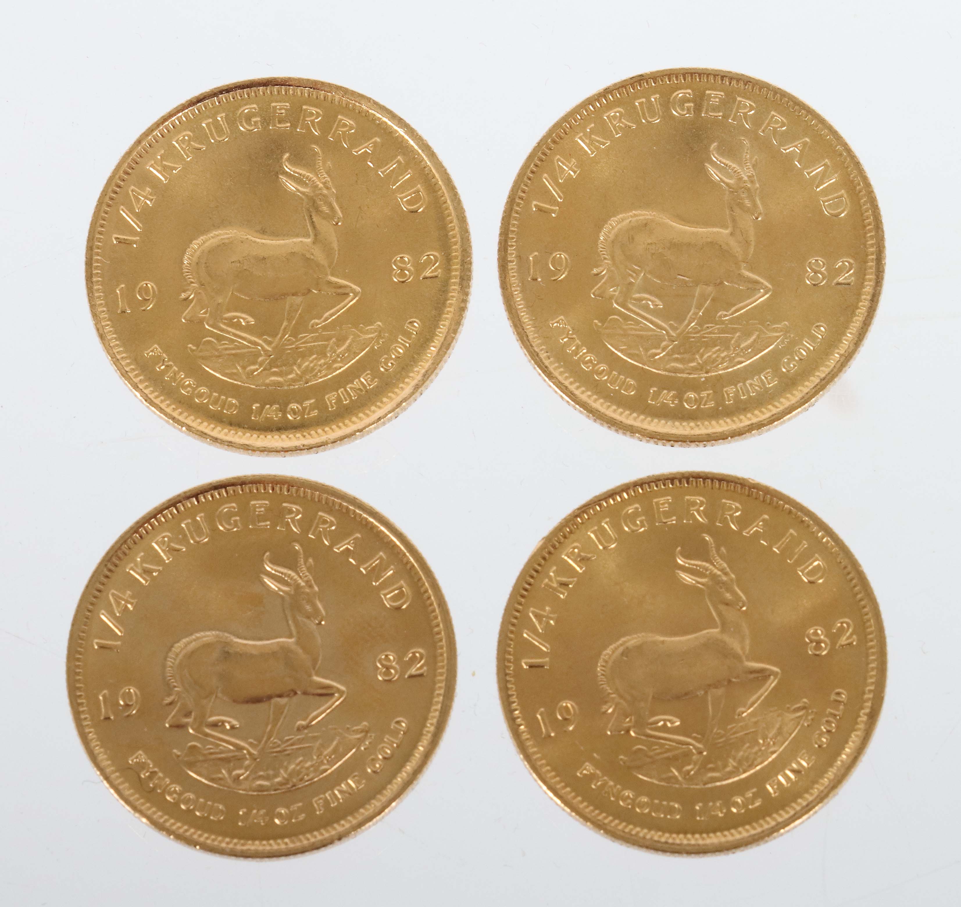 4 Krügerrand-Goldmünzen (1/4 oz) - Image 2 of 2