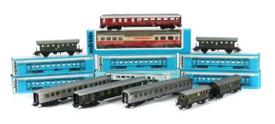 Konvolut Personenwagen Märklin, Spur