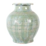 Keramikvase wohl China, 20. Jh.,