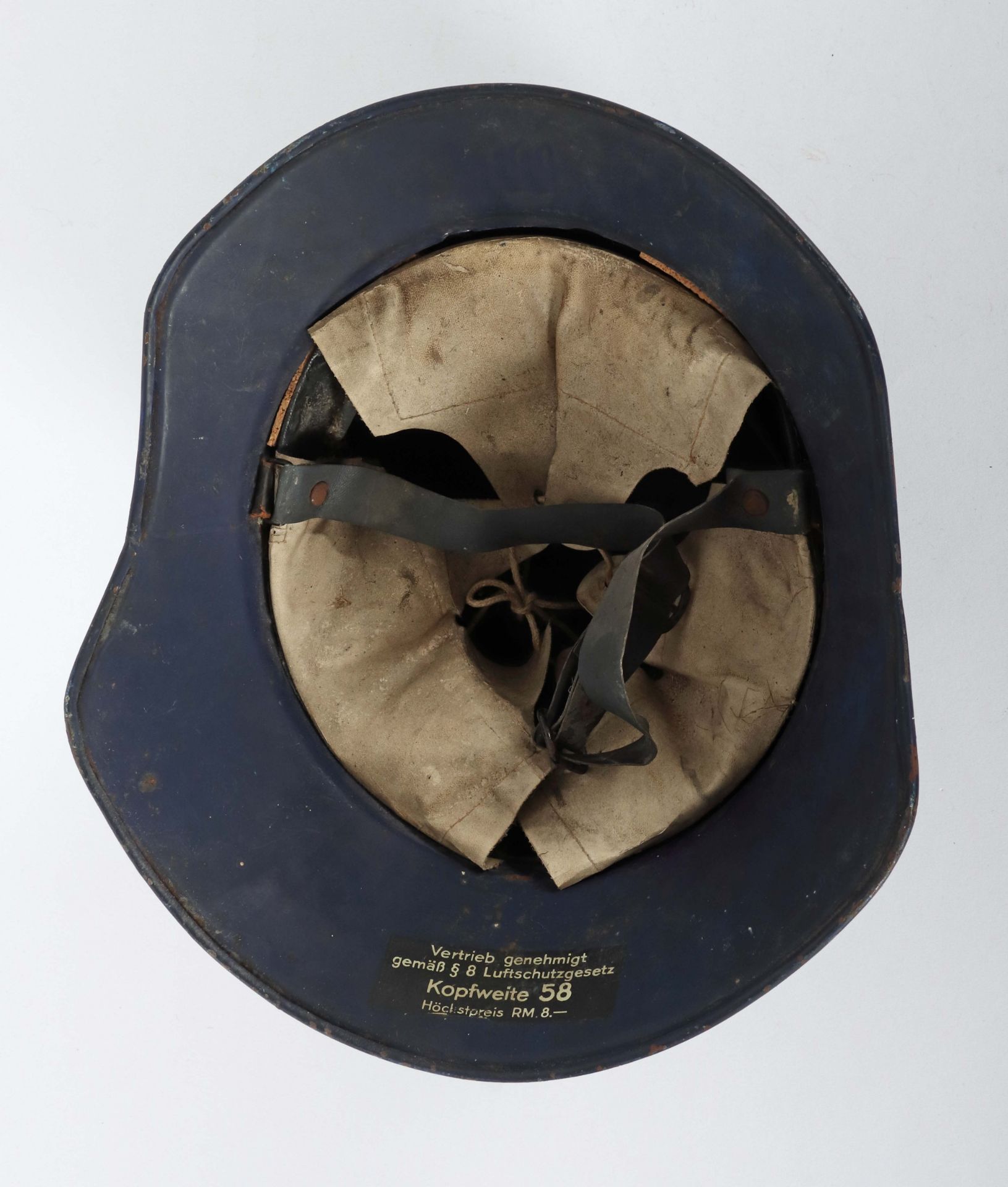 Luftschutzhelm sog. Gladitoren-Helm, - Bild 3 aus 3